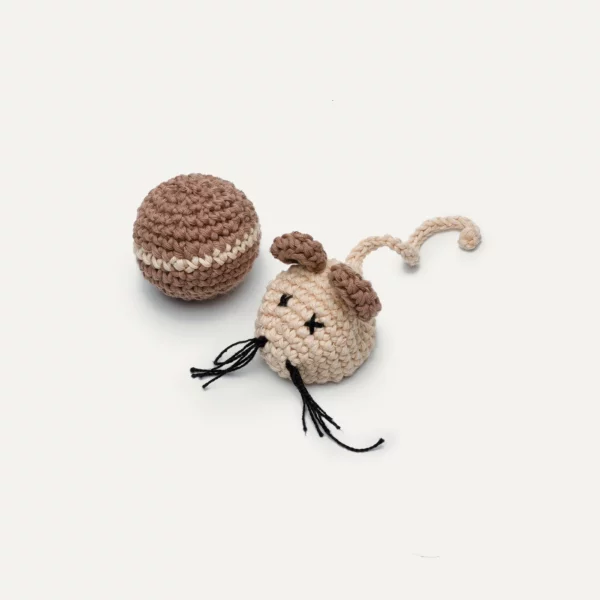 Lillabel Crochet Cat Toy Set – MOUSE product picture