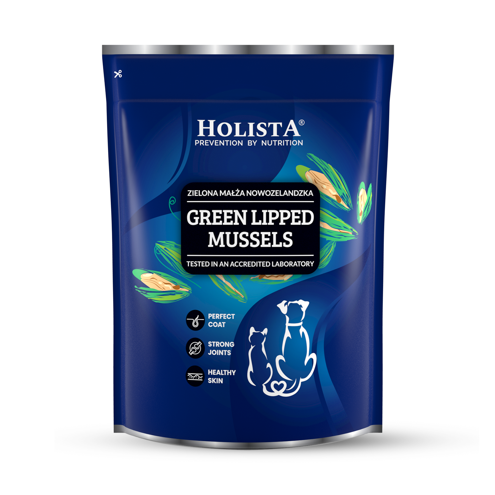 Holista GreenLipped Mussel 500g WB Holista GreenLipped Mussel 500g