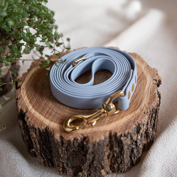 miejska-blue-boy ACC biothane city leash blue boy with brass fittings