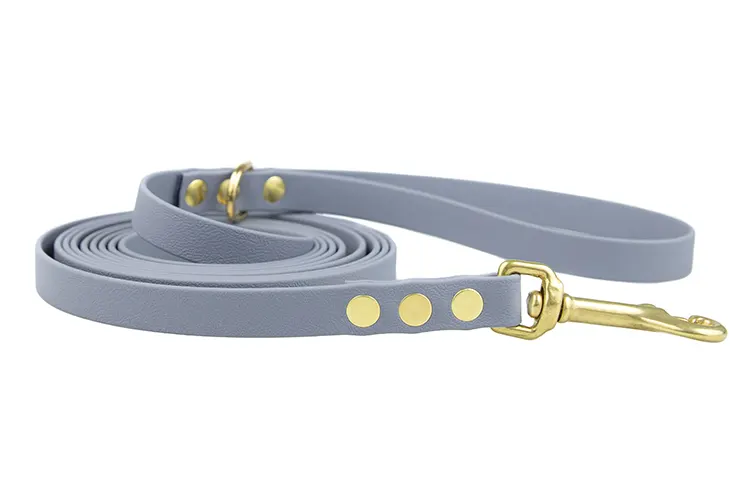 smycz-miejska-grey-cloud-mosiezne-sprezynowy-biothane-accdog ACC biothane city leash grey cloud with brass fittings