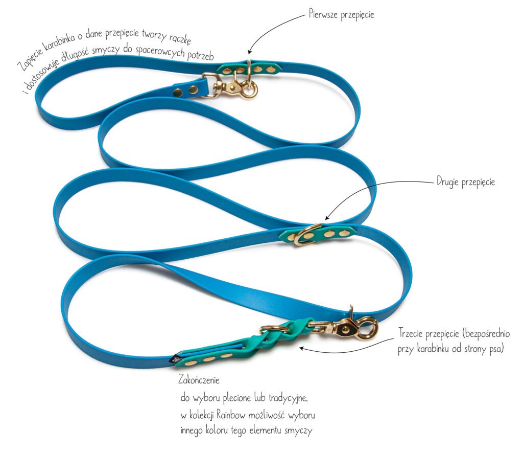 smycz-przepinana-opis-accdog-2500-1024x888 ACC Dog multi-clip convertible adjustable leash example of options and functionalities