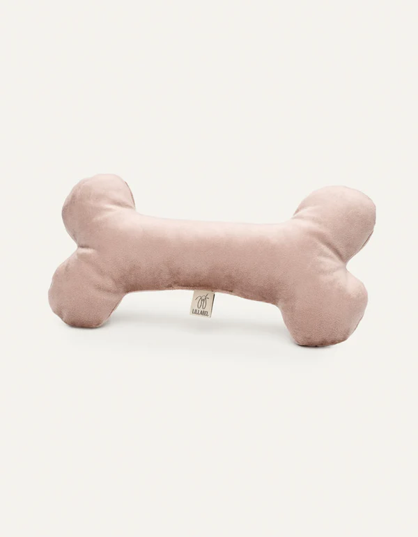 482 Lillabel Plush dog bone toy FETCH Dusty rose product image