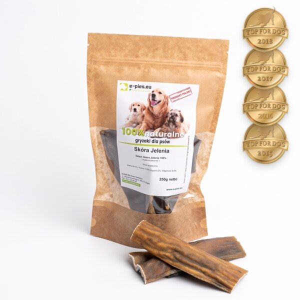 100% Wild stag skin chews product picture