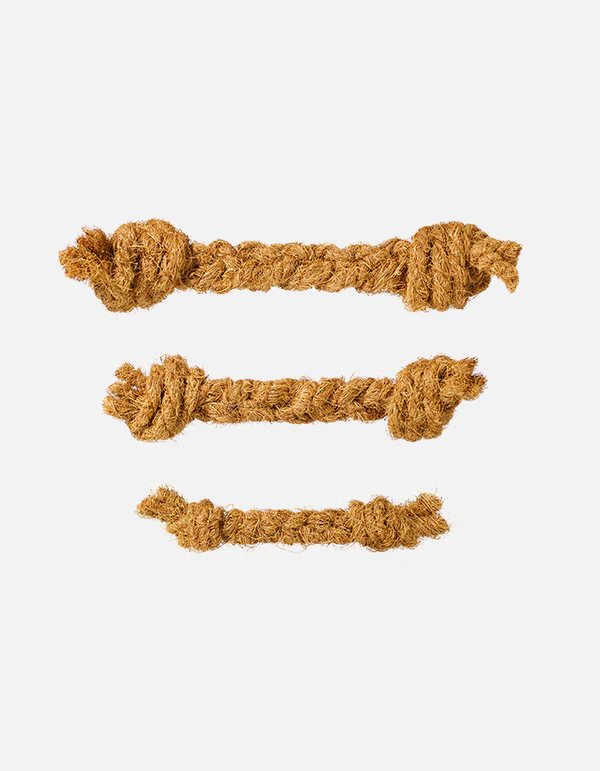 222 Lillabel Natural Coconut Fiber Dog Tug Toy COCO