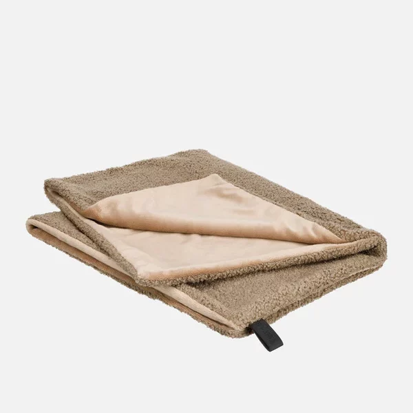 Lillabel Dog or Cat Blanket CALM eco bouclé taupe product image