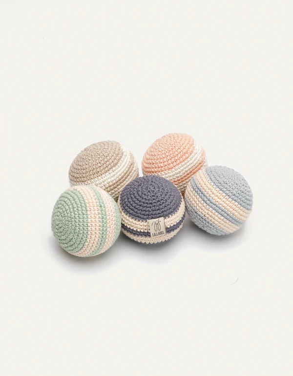 Lillabel_packshot2024_7x9_025 Lillabel Organic Cotton Dog Ball RAINBOW