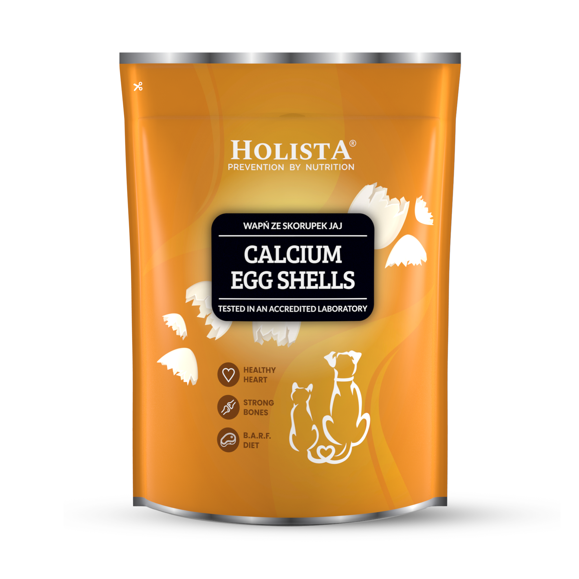HolistaPets Calcium Egg Shella 1000g WB Holista Calcium Egg Shells 1000g