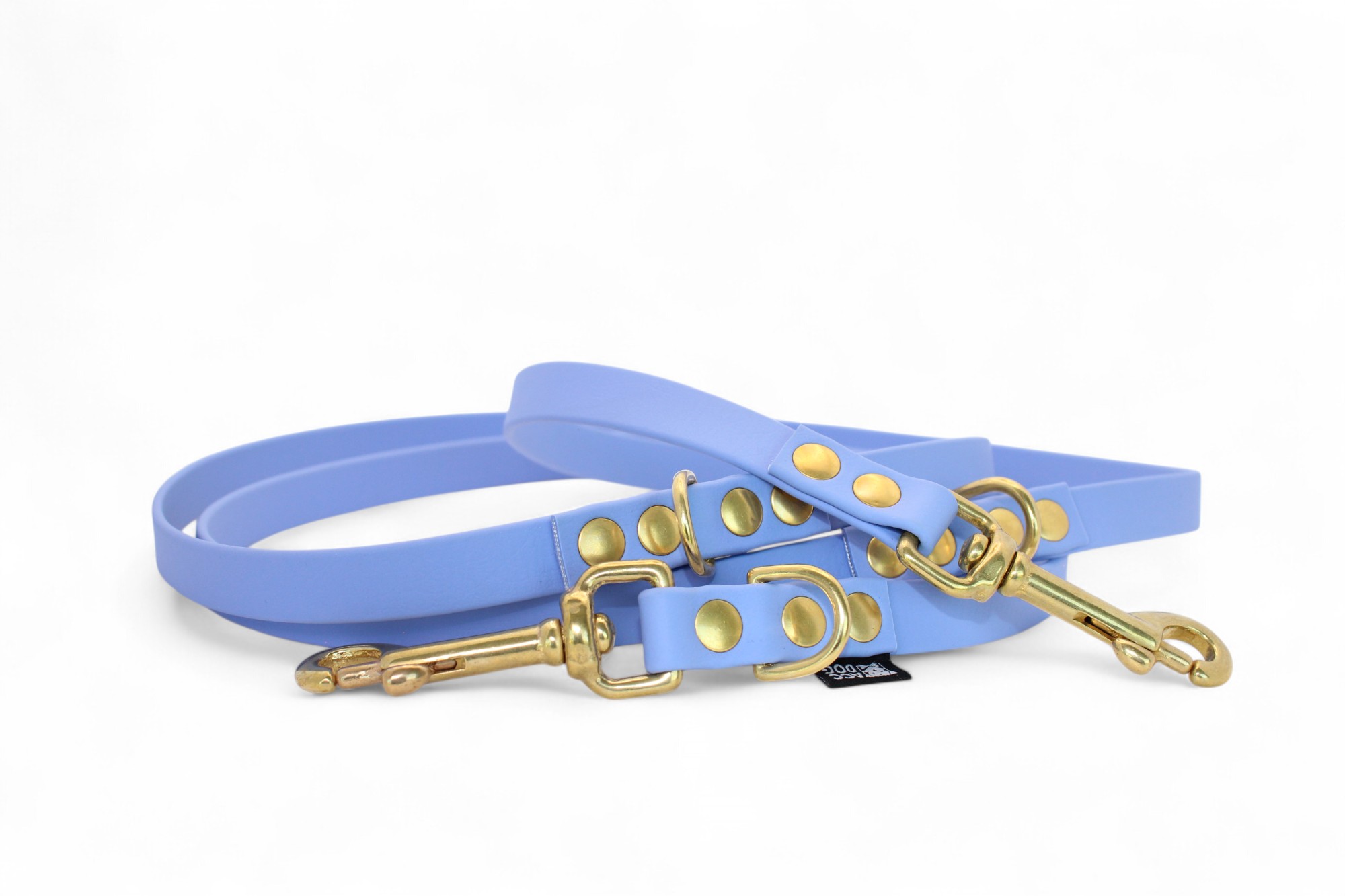IMG_4987 ACC Biothane® Multi-Clip Leash 165cm/16mm lavender and brass finishings